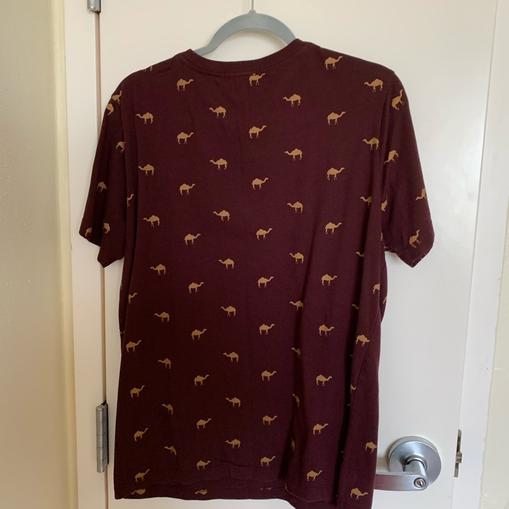 Maroon Camel T Shirt